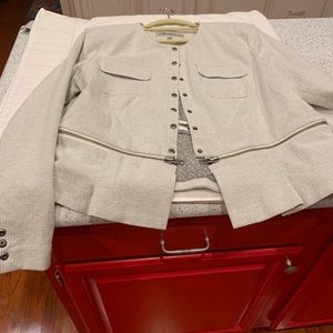 CABI jacket like new, windowpane check